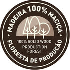 Estante Para Livros Com 5 Prateleiras Modulare Natural Tramon