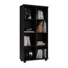 Estante Para Livros Com 8 Nichos 153cmx74cm Preto
