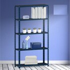 Estante Para Livros Com Estrutura Metálica 5 Prateleiras Azul