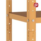 Estante Para Livros Com Estrutura Metálica 5 Prateleiras Lara