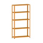 Estante Para Livros Com Estrutura Metálica 5 Prateleiras Lara