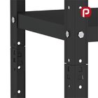 Estante Para Livros Com Estrutura Metálica 5 Prateleiras Preto