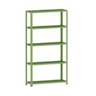 Estante Para Livros Com Estrutura Metálica 5 Prateleiras Verd