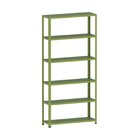 Estante Para Livros Com Estrutura Metálica 6 Prateleiras Verd