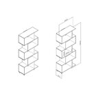 Estante Para Livros Com Nichos Esm209 Retrô Rosa