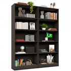 Estante Para Livros Dublin 8 Prateleiras Black - Pnr Móveis