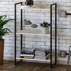 Estante Para Livros Dynamica 3 Prateleiras Snow/preto 11060 -