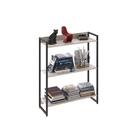 Estante Para Livros Dynamica 4 Prateleiras Snow/preto 11063 -