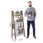Estante Para Livros Escada 140cmx122cm 4 Prateleiras Tok Yesc