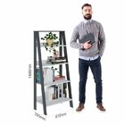 Estante Para Livros Escada 140cmx183cm 4 Prateleiras Tok Yesc