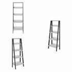 Estante Para Livros Escada 140cmx183cm 4 Prateleiras Tok Yesc