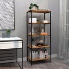 Estante Para Livros Escritório Multiuso De Ferro Industrial 5