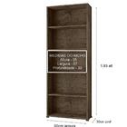 Estante Para Livros Fiji Castani Casa Mobilia