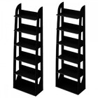 Estante Para Livros Floripa 10 Prateleiras Preto  - Pnr Móveis