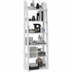 Estante Para Livros Floripa 5 Prateleiras Branco - Artely