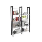 Estante Para Livros Haia 1,85x1,28m Yescasa Preto/branco