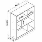 Estante Para Livros Ho2923 Hecol Móveis