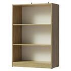 Estante Para Livros Home Sala Madesa 6907 Com 3 Nichos - Carv