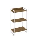 Estante Para Livros Industrial 104cmx60cm 3 Prateleiras Kuadra