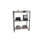 Estante Para Livros Industrial 104cmx80cm 3 Prateleiras Kuadr