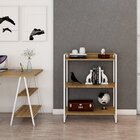 Estante Para Livros Industrial 104cmx80cm 3 Prateleiras Kuadra