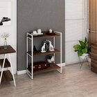 Estante Para Livros Industrial 104cmx80cm 3 Prateleiras Kuadra