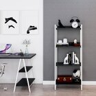 Estante Para Livros Industrial 145cmx60cm 4 Prateleiras Kuadra