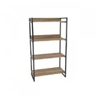 Estante Para Livros Industrial 145cmx80cm 4 Prateleiras Kuadr