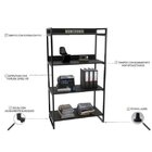 Estante Para Livros Industrial 145cmx80cm 4 Prateleiras Kuadr