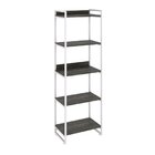 Estante Para Livros Industrial 187cmx60cm 5 Prateleiras Kuadra