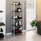 Estante Para Livros Industrial 187cmx60cm 5 Prateleiras Kuadra