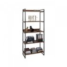 Estante Para Livros Industrial 187cmx80cm 5 Prateleiras Kuadr