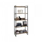 Estante Para Livros Industrial 187cmx80cm 5 Prateleiras Kuadr