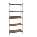 Estante Para Livros Industrial 187cmx80cm 5 Prateleiras Kuadra