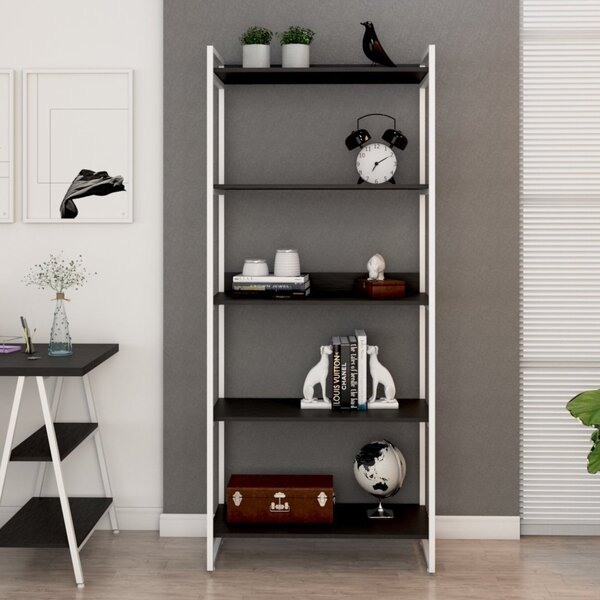 Estante Para Livros Industrial 187cmx80cm 5 Prateleiras Kuadra