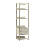 Estante Para Livros Industrial 2 Gavetas 5 Prateleiras 03  Of