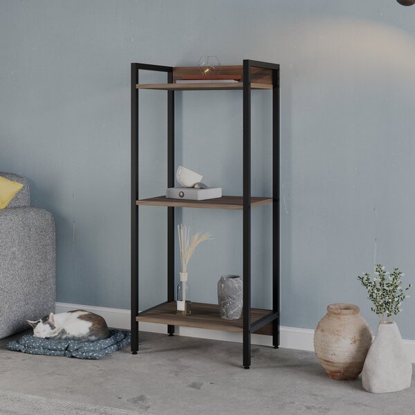 Estante Para Livros Industrial 3 Prateleiras 104cmx45cm Activ