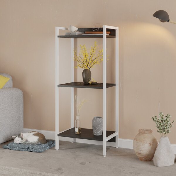 Estante Para Livros Industrial 3 Prateleiras 104cmx45cm Activ