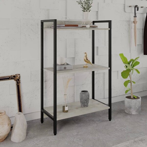 Estante Para Livros Industrial 3 Prateleiras 104cmx60cm Activ