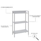 Estante Para Livros Industrial 3 Prateleiras 104cmx60cm Activ