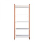 Estante Para Livros Industrial 5 Prateleiras 187cmx80cm Porto