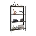 Estante Para Livros Industrial Aço Multiuso 4 Prateleiras 146