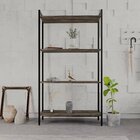 Estante Para Livros Industrial Aço Multiuso 4 Prateleiras 146