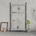 Estante Para Livros Industrial Aço Multiuso 4 Prateleiras 146