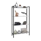 Estante Para Livros Industrial Aço Multiuso 4 Prateleiras 146