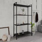 Estante Para Livros Industrial Aço Multiuso 4 Prateleiras 146