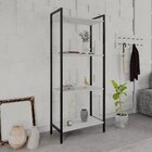 Estante Para Livros Industrial Aço Multiuso 4 Prateleiras 146