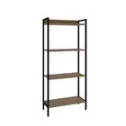 Estante Para Livros Industrial Aço Multiuso 4 Prateleiras 146