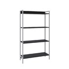 Estante Para Livros Industrial Aço Multiuso 4 Prateleiras 146