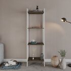 Estante Para Livros Industrial Aço Multiuso 4 Prateleiras 146